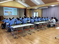 三遠南信3号橋PC上部工事　愛知県立岡崎工科高校　現場見学会