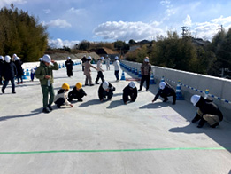 南国安芸道路Ｐ２６－Ａ２工事　地元見学会